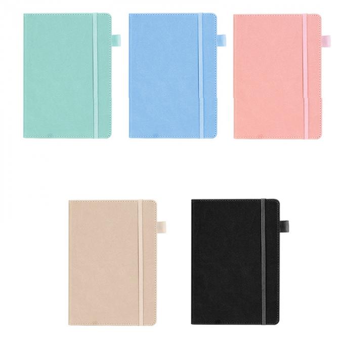 O negócio de couro por atacado do escritório do plutônio fornece a escrita Eco-amigável da capa dura com Pen Loop Thick Notebook