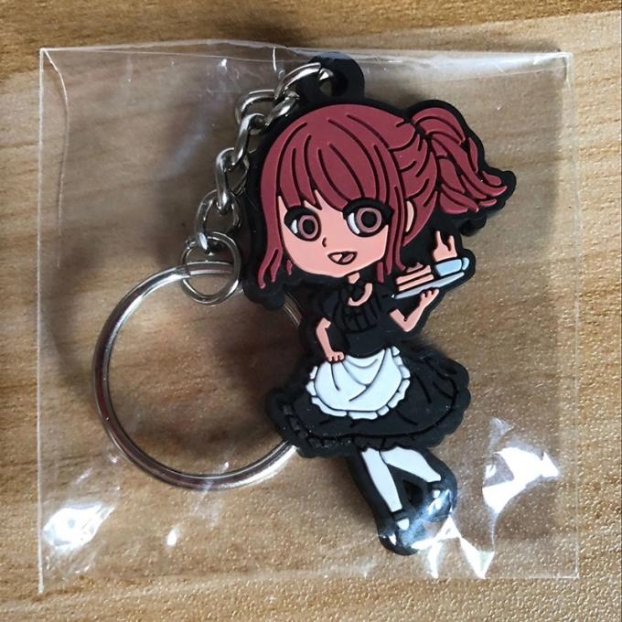 Desenhos animados bonitos Keychains dos acessórios pequenos por atacado dos ornamento do saco do pendente do metal da flor da corrente chave do coelho para mulheres