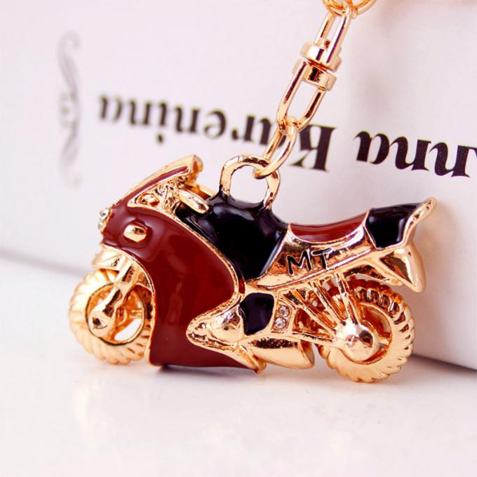 Corrente chave da motocicleta de Diamond Crystal Model Men por atacado da porta-chaves do pendente do metal do helicóptero do avião