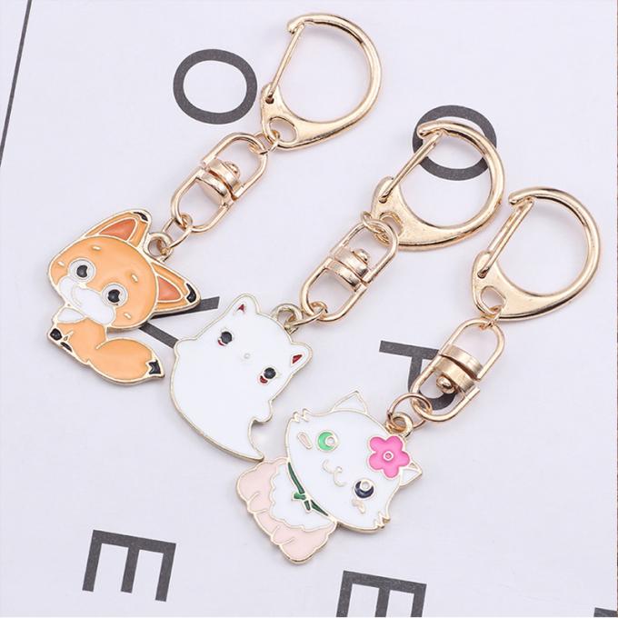 Acessórios chaves por atacado Keyhains de cristal de Diamond Crystal Mermaids Watermelons Moon Car Ring Metal Pendant Women Bag para presentes