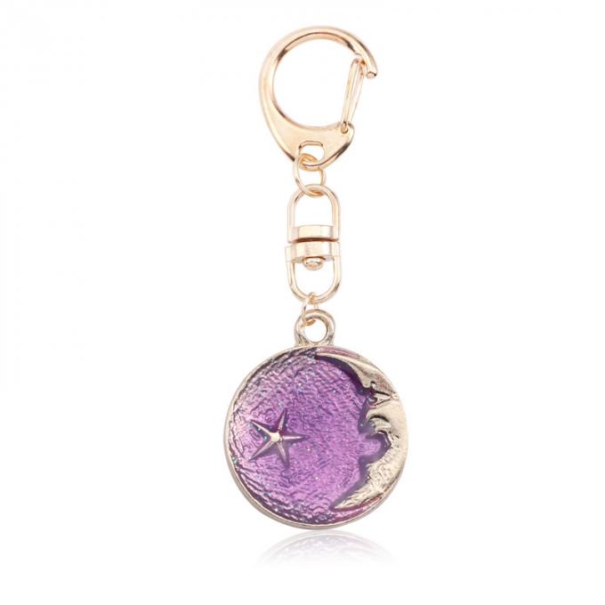 Acessórios chaves por atacado Keyhains de cristal de Diamond Crystal Mermaids Watermelons Moon Car Ring Metal Pendant Women Bag para presentes